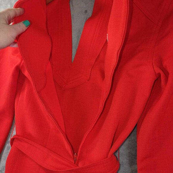 Butte Knit Womens M Vibrant Vintage‎ Belted Cardigan Light Jacket Long Sleeve - Picture 9 of 10